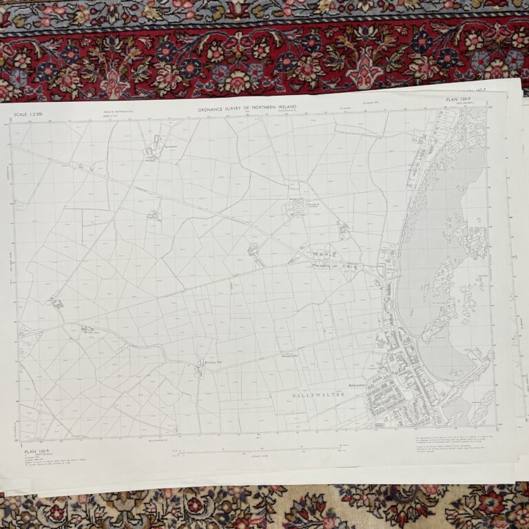 Vintage Ordnance Survey Map of Ballywalter