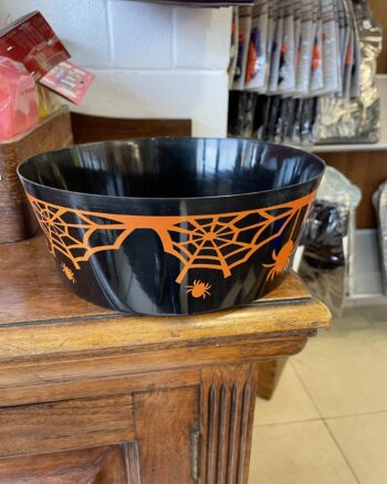 Halloween Plastic Party Bowl (Black)