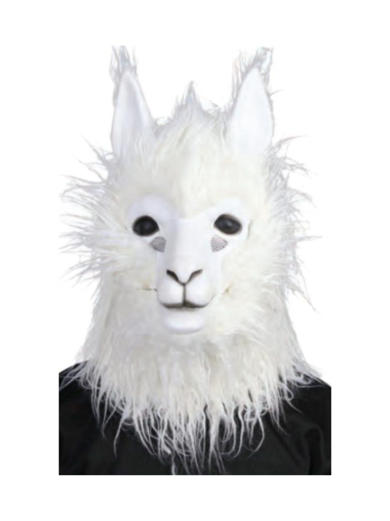 Alpaca Adult Mask w/ Moving Mouth