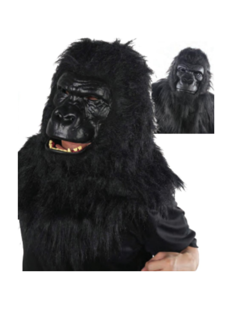 Gorilla Mask w/ Moving Mouth