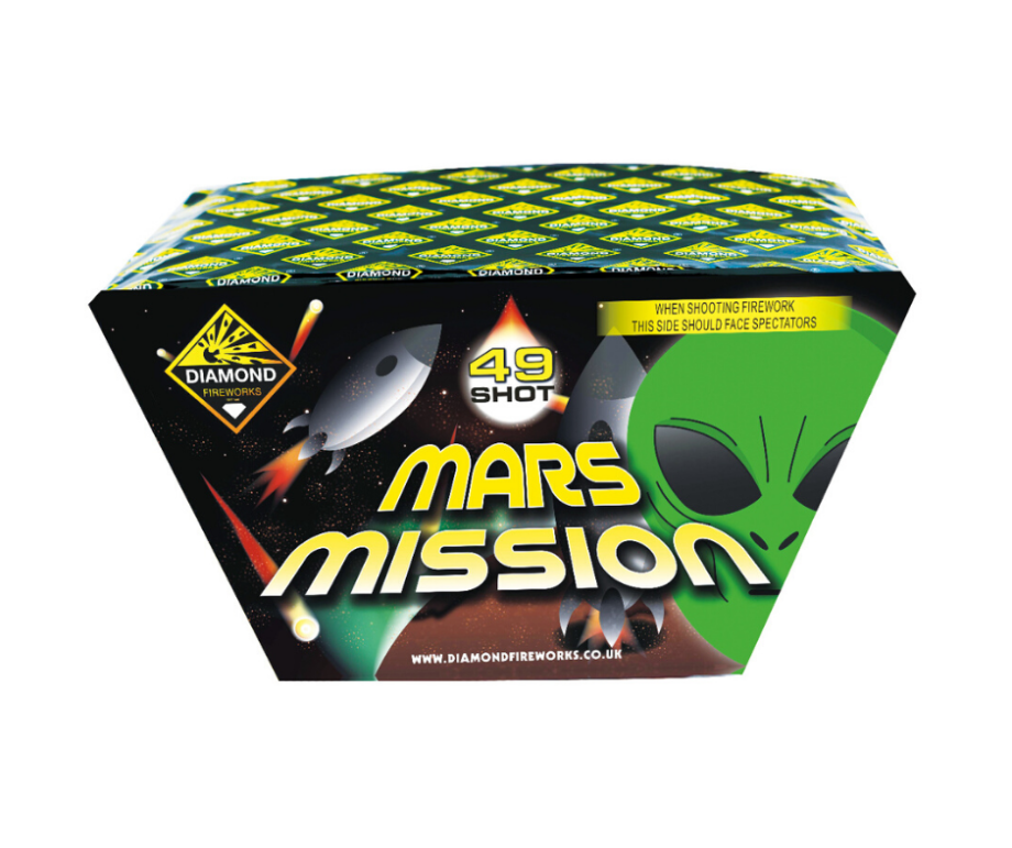 Diamond Fireworks Mars Mission