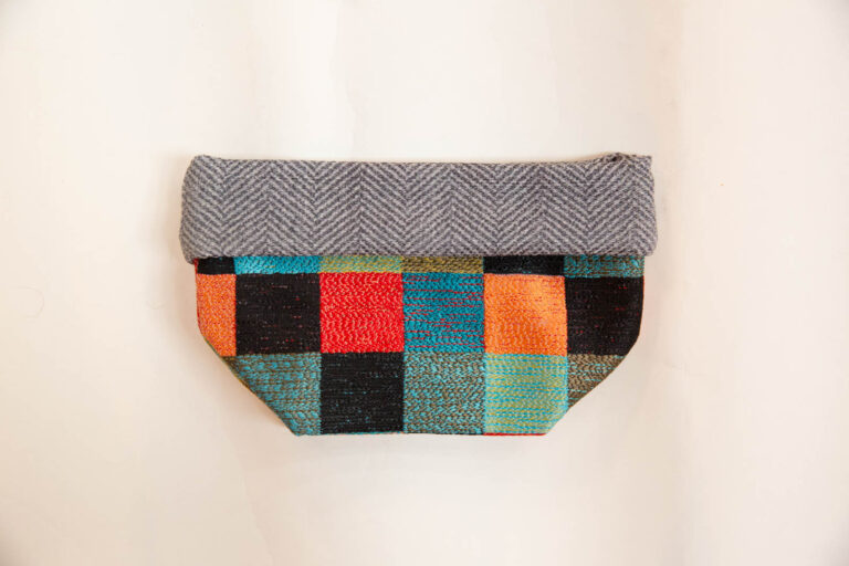 Squares x Tweed Handmade Fabric Pot