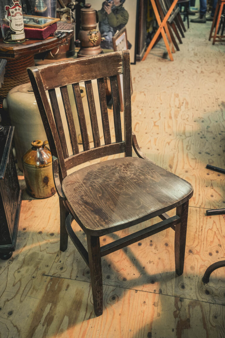 Wooden Stick Back Chair