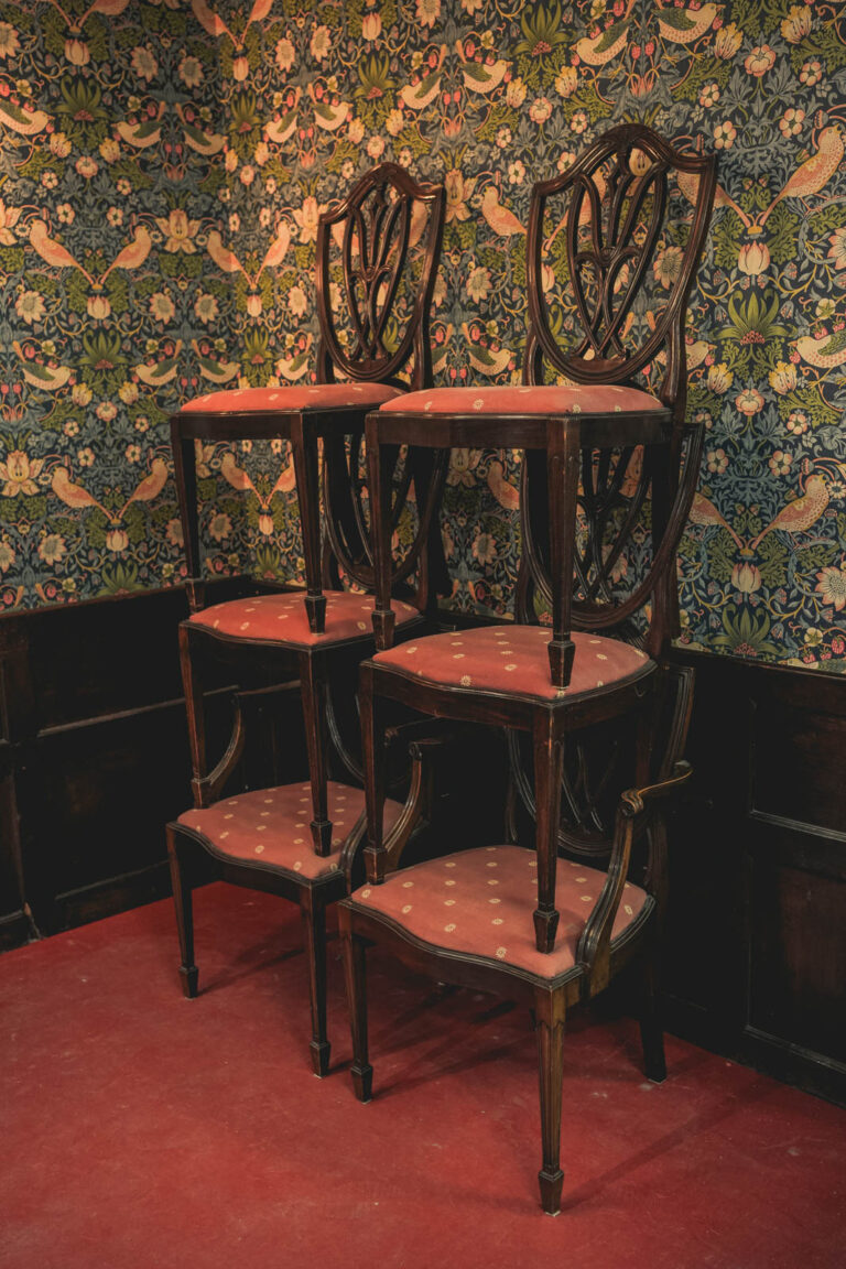 Shield Back Dining Chairs - 6