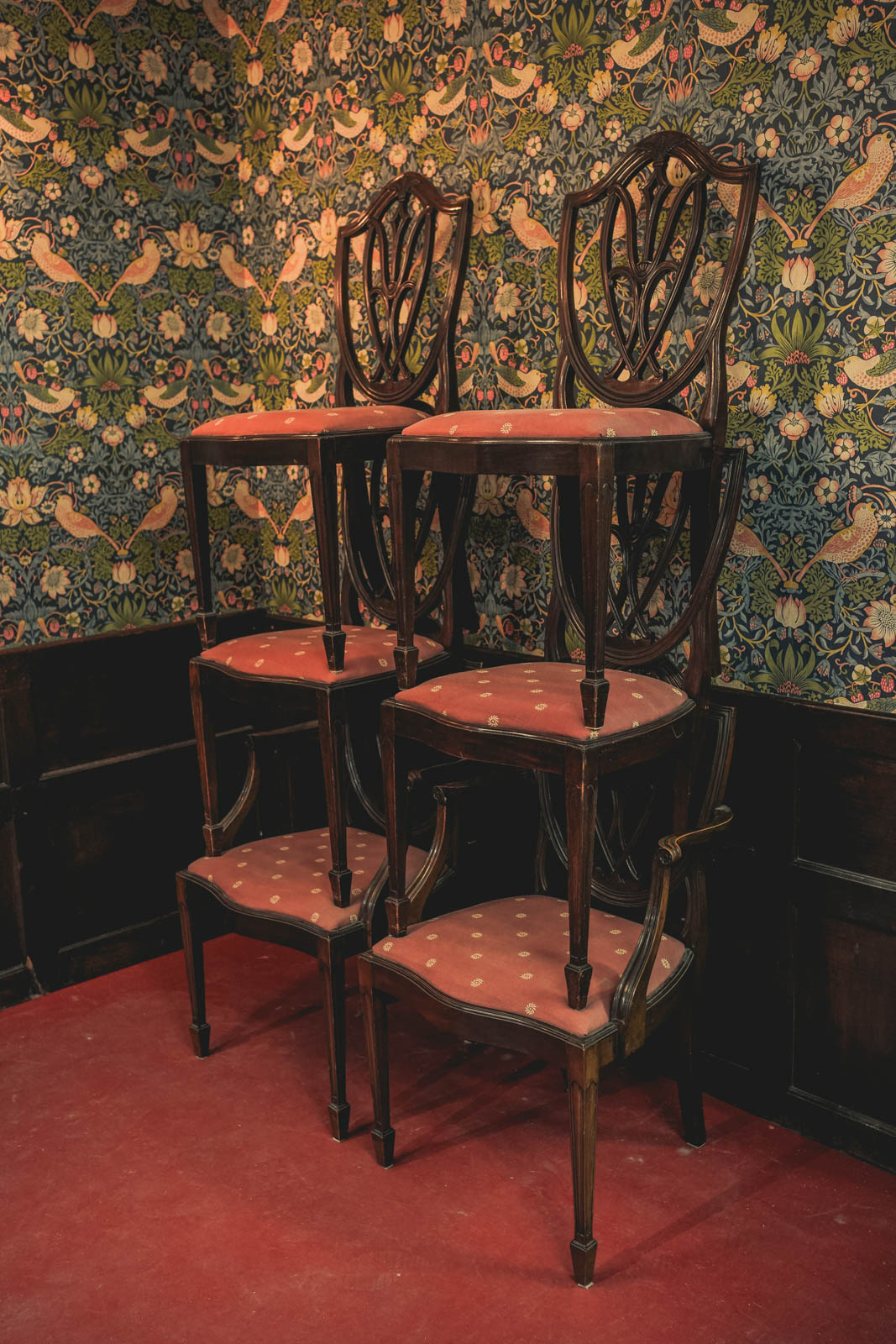 Shield Back Dining Chairs – 6