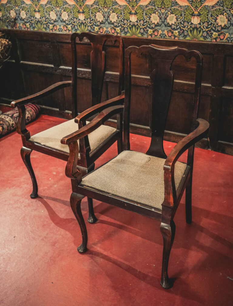 Pair Of Chippendale Style Dining Chairs