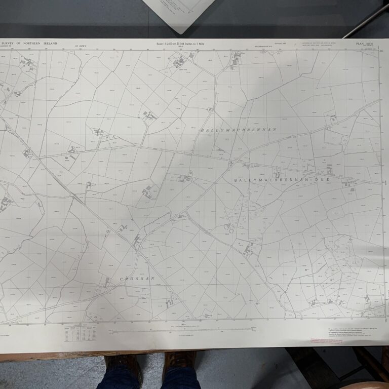 Vintage Ordnance Survey Map of Ballymacbrennan Townland