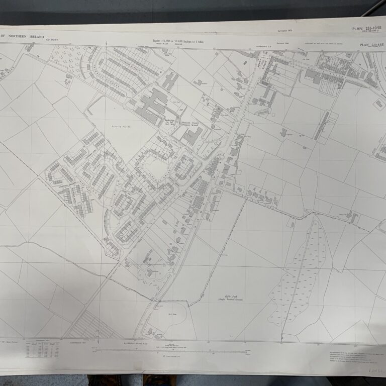 Vintage Ordnance Survey Map of Banbridge (Newry Road)