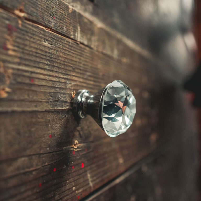 Glass Crystal Cabinet Knob Small [3706]