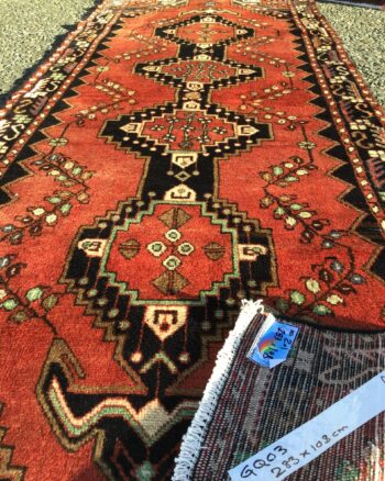 Handwoven Hamadan Persian Rug 283cm x 108cm [GQ03]