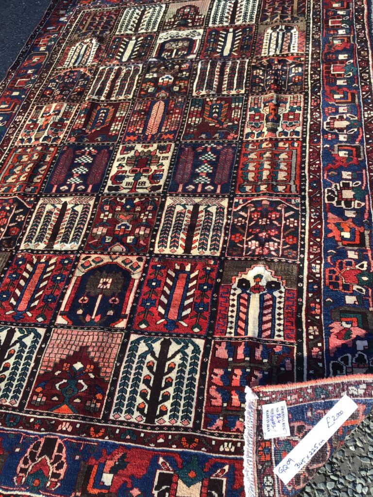 Full-Pile Persian Baktia Rug 345cm x 225cm [GQ09]