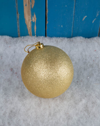 Glitter Bauble – Gold