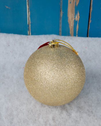 Champagne Glitter Bauble