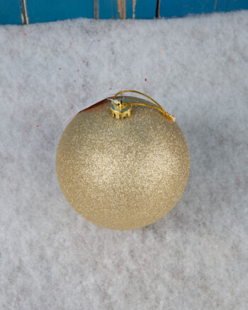 Champagne Glitter Bauble