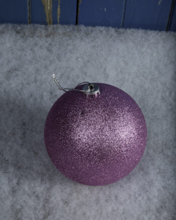 Glitter Bauble – Pink