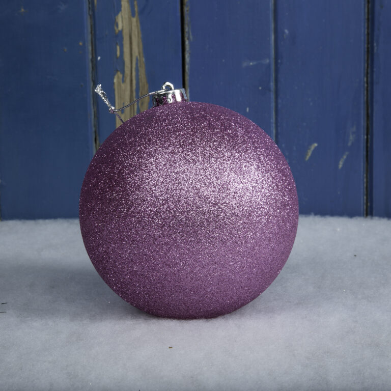 Glitter Bauble - Pink