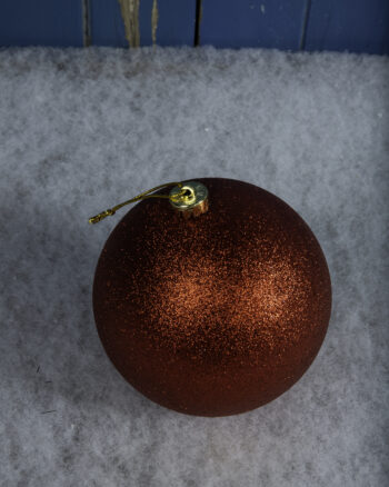 Glitter Bauble – Red