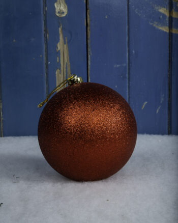 Glitter Bauble – Red