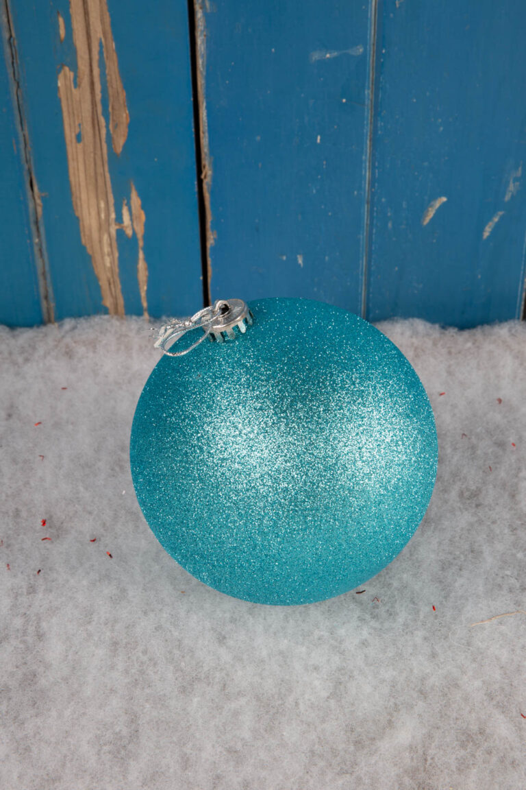 Glitter Bauble - Turquoise