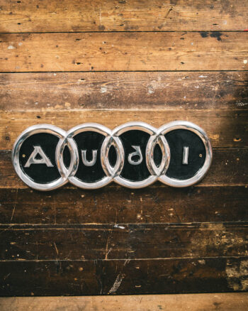 Large Audi Rings Plaque