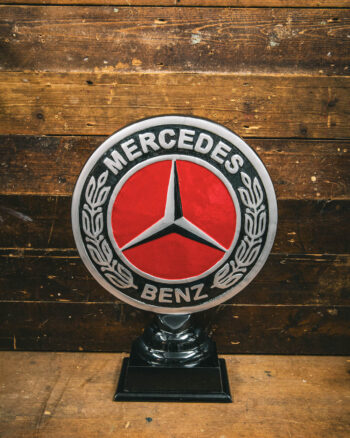 Aluminium Mercedes Display Logo