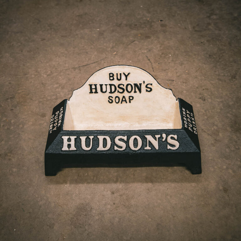 Cast Iron Hudson's Soap Dog Bowl