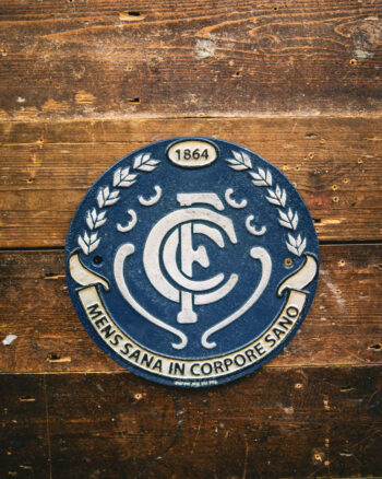 Carlton FC Cast Iron Sign