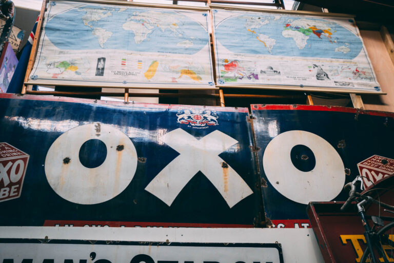 Huge OXO Enamel Sign [w656]