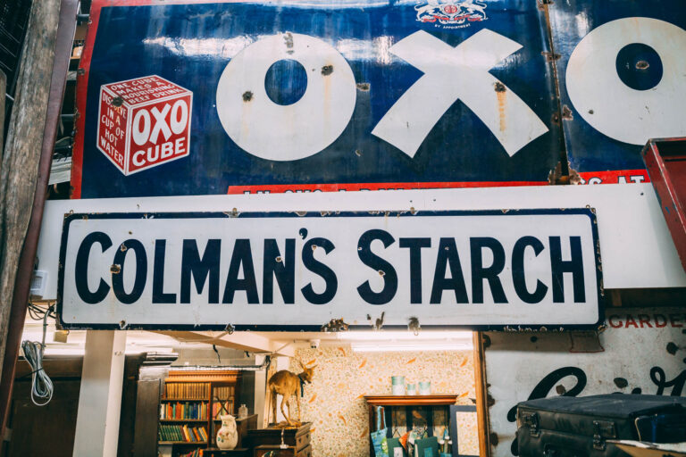 Colman's Starch Enamel Sign [w657]