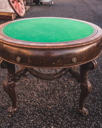 Victorian Carved Games Table