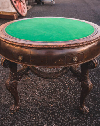 Victorian Carved Games Table
