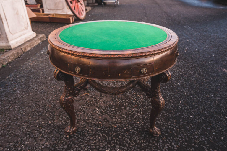 Victorian Carved Games Table