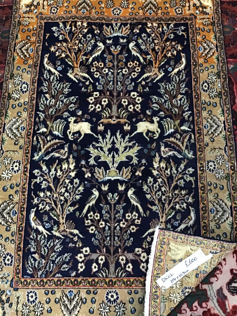 Persian Tabriz Tree of Life Rug [DK02]