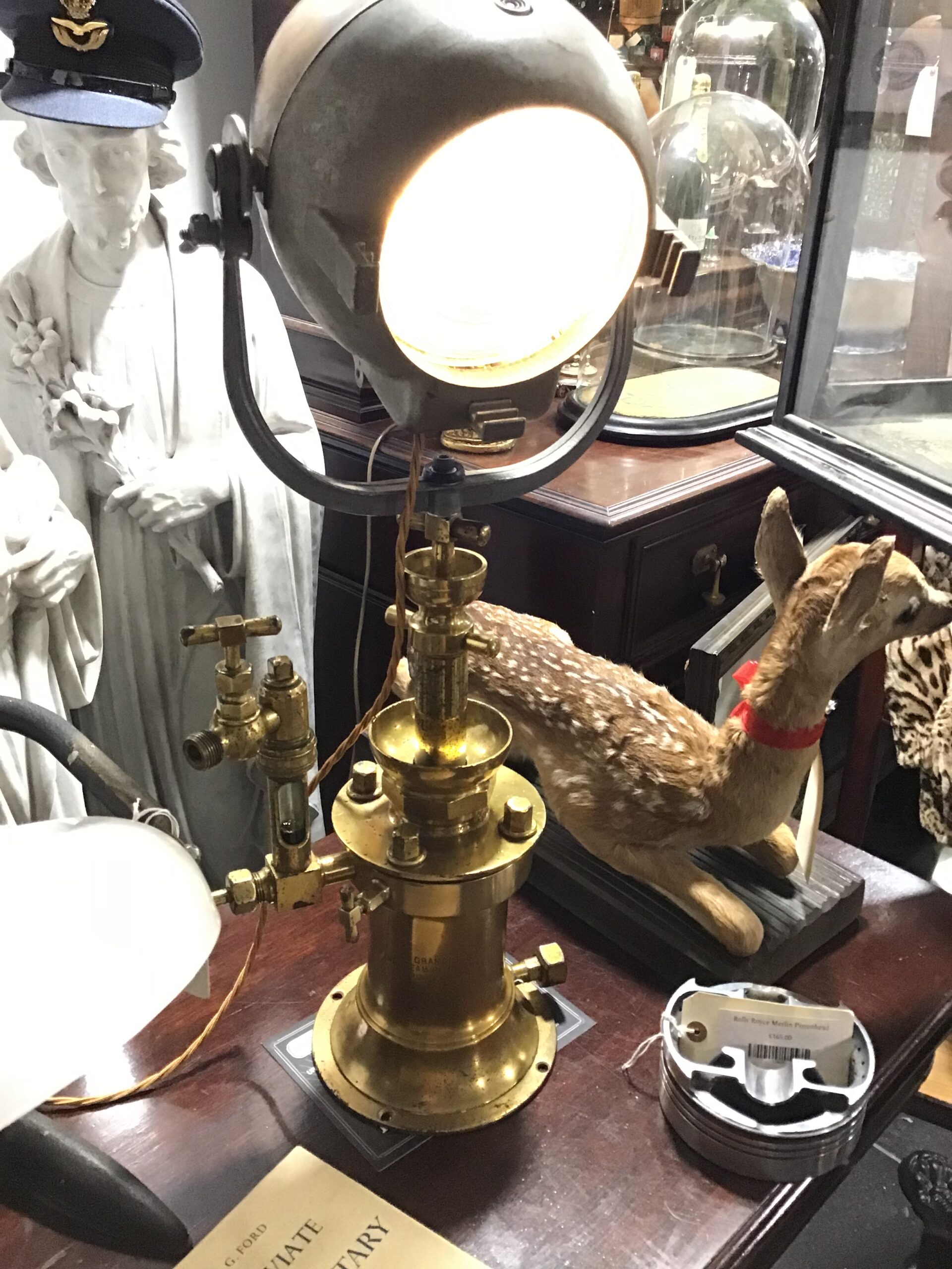 Vintage Steampunk Table Lamp