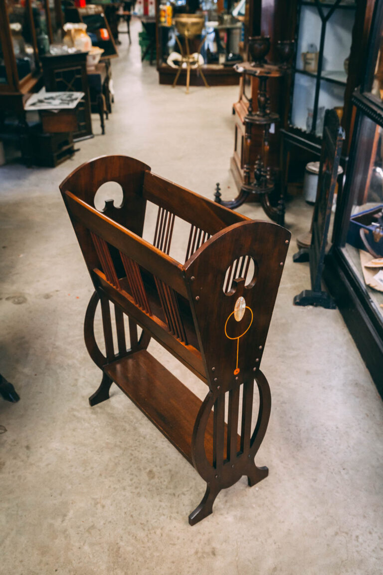 Irish Inlaid Magazine Rack