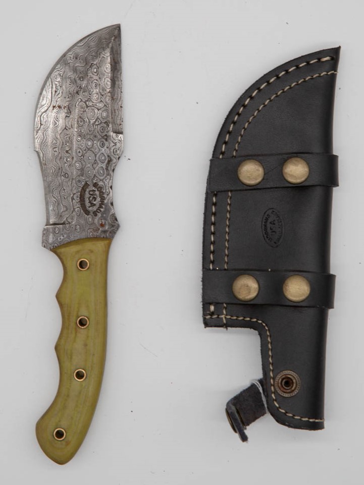 NF18 Moorhaus Damascus Steel Knife