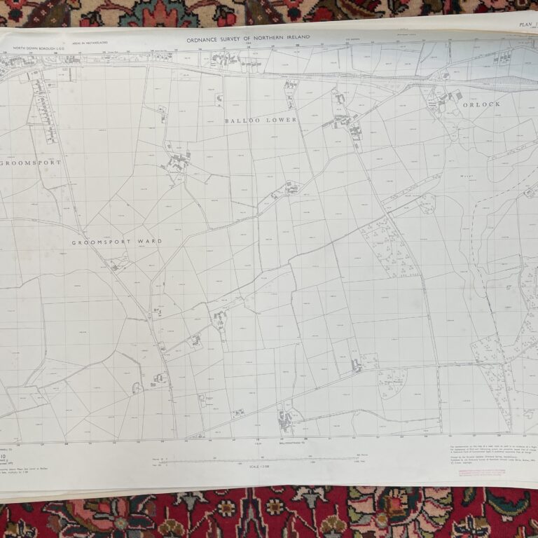 Vintage Ordnance Survey Map of Orlock (Groomsport)