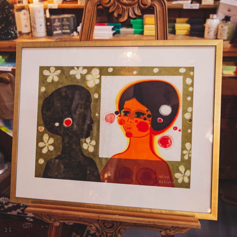 Frederic Menguy 'La Reflet' Original Lithograph