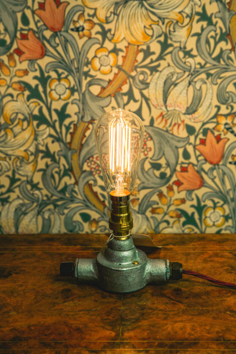 Upcycled Lamp - Conduit Junction Box