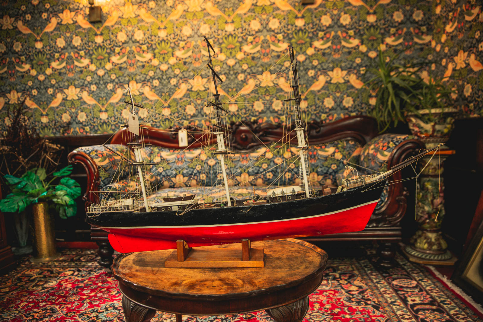 Vintage Model Sailboat