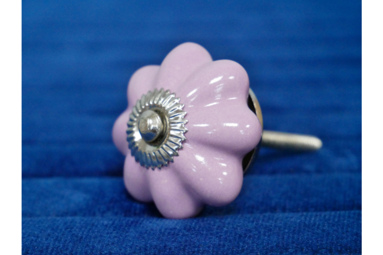 Ceramic Violet Cabinet Knob [6245]