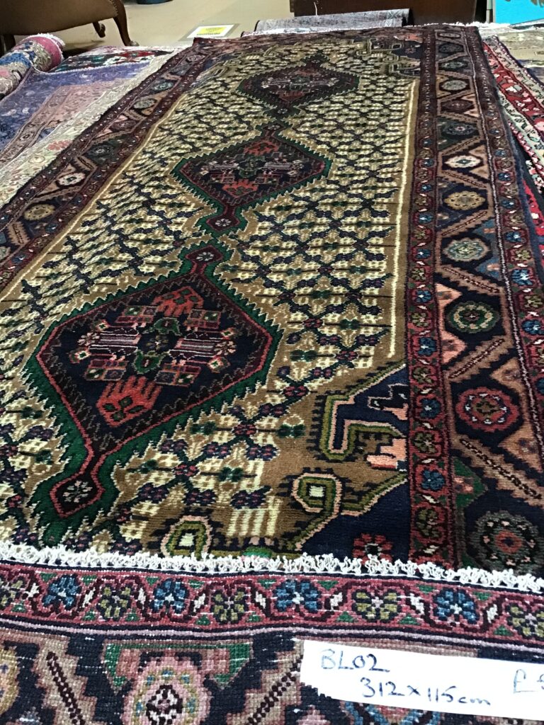 Handwoven Koliaei Runner Rug [BL02]