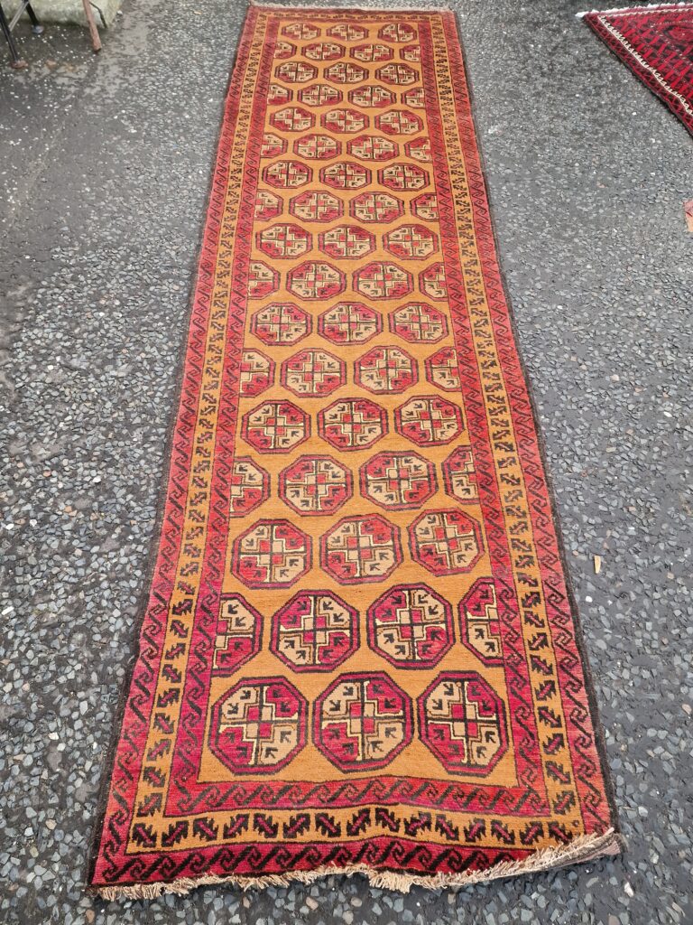 Terracotta-ground Bokar Design Runner [FS07]