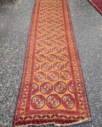 Terracotta-ground Bokar Design Runner [FS07]