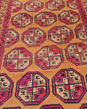 Terracotta-ground Bokar Design Runner [FS07]