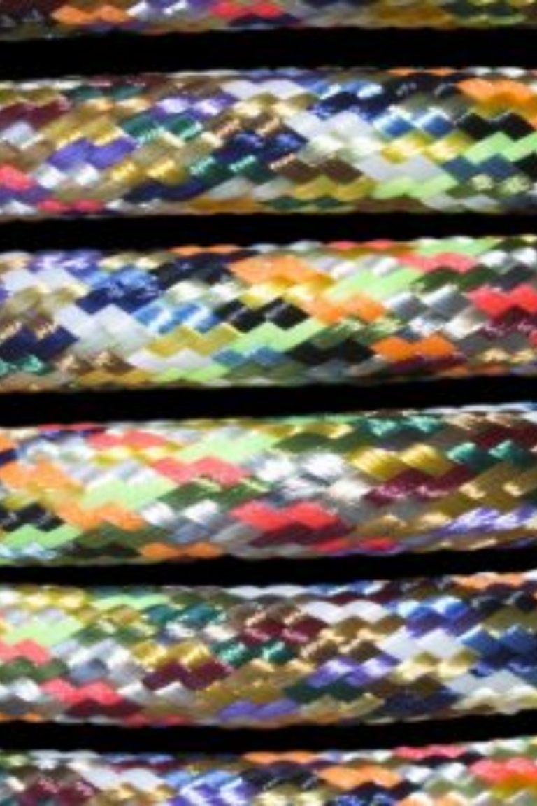 Fabric Covered 3 Core Flex - Multicolour (Price Per Metre)