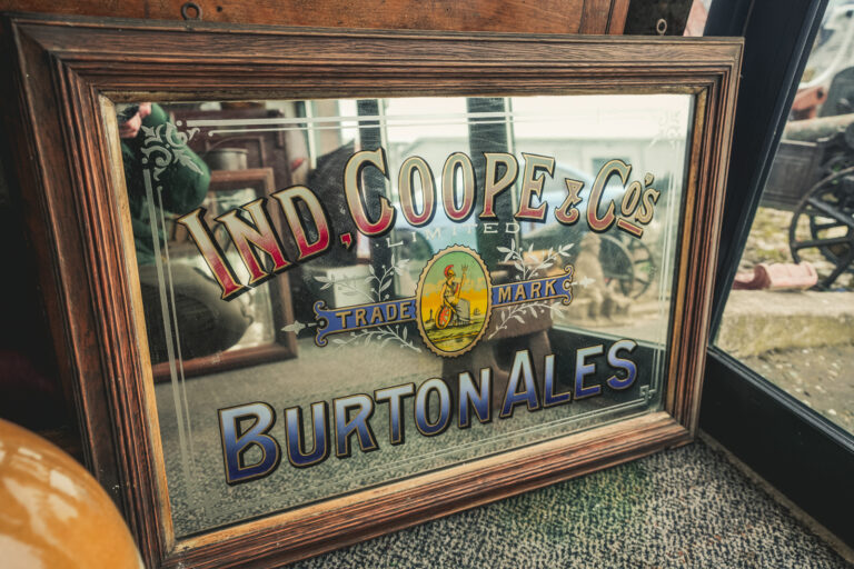 1920s Ind, Coope Burton Ales Mirror [w688]