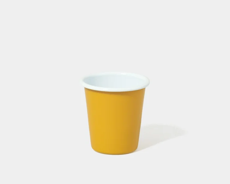 Enamel Tumbler -  Mustard Yellow