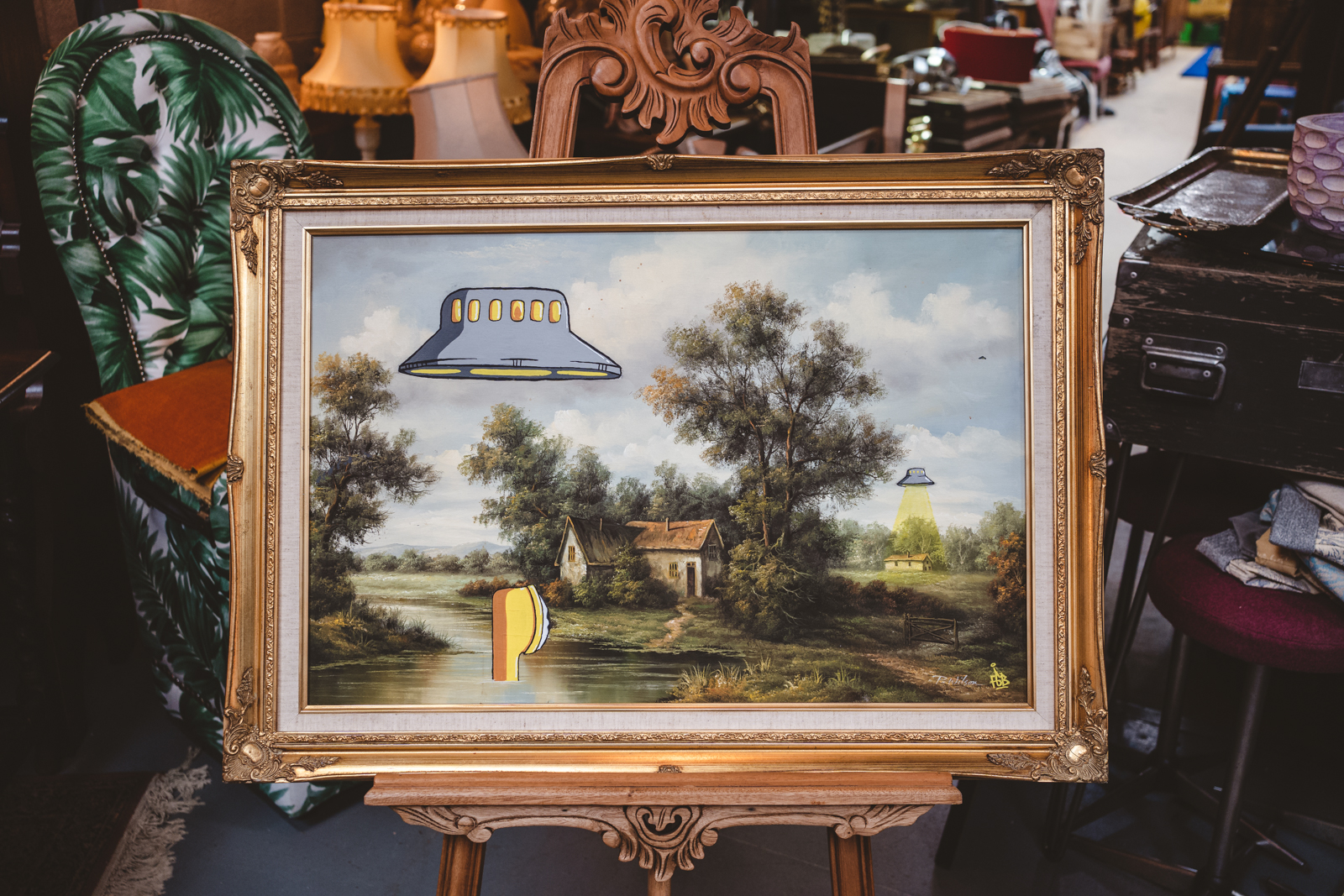‘Set Phasers to Pun’ Painting by Francois Got Buffed