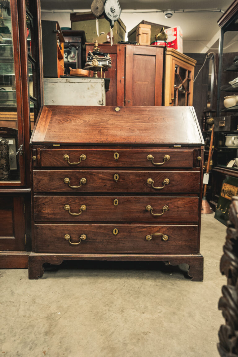 Georgian Mahogany Bureau Desk